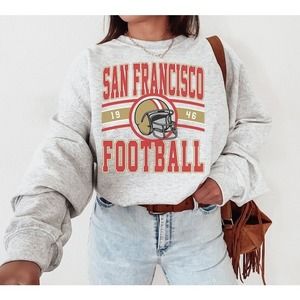 Vintage San Francisco Football Crewneck The Niners, San Francisco Sweatshirt
